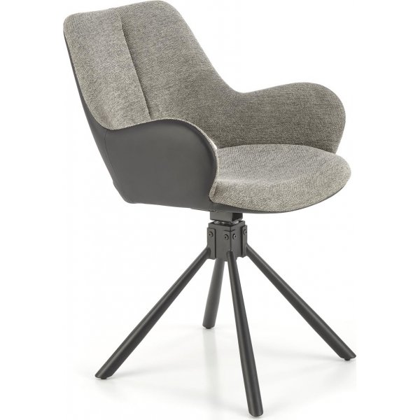 Cadeira ruokapöydän tuoli 494 - harmaa/musta Cadeira ruokapöydän tuoli 494 - harmaa/musta