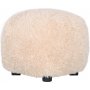 Prrinen puffi beige karvaista kangasta