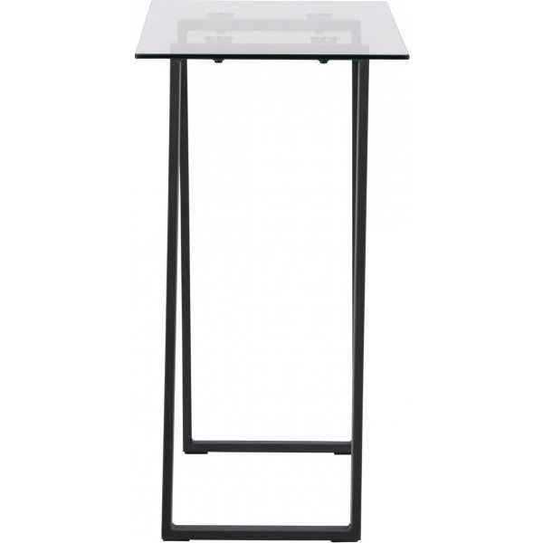 Horten kohokuviopöytä 100 x 40 cm - musta/läpinäkyvä Horten kohokuviopöytä 100 x 40 cm - musta/läpinäkyvä