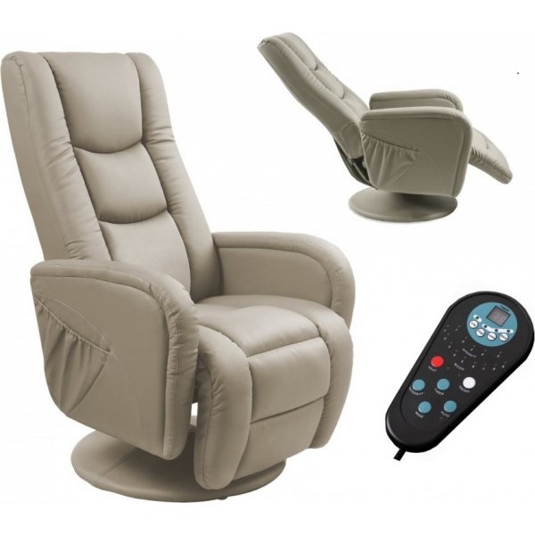 Hierontatuoli beige� PVC:t�, kaukos��din