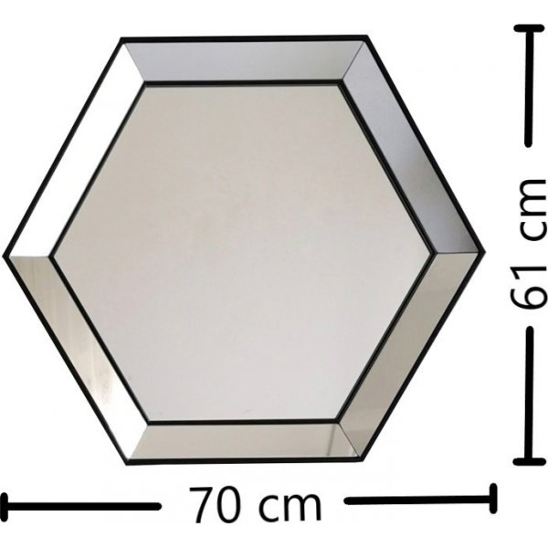 Alcantra peili 70 cm - hopea Alcantra peili 70 cm - hopea