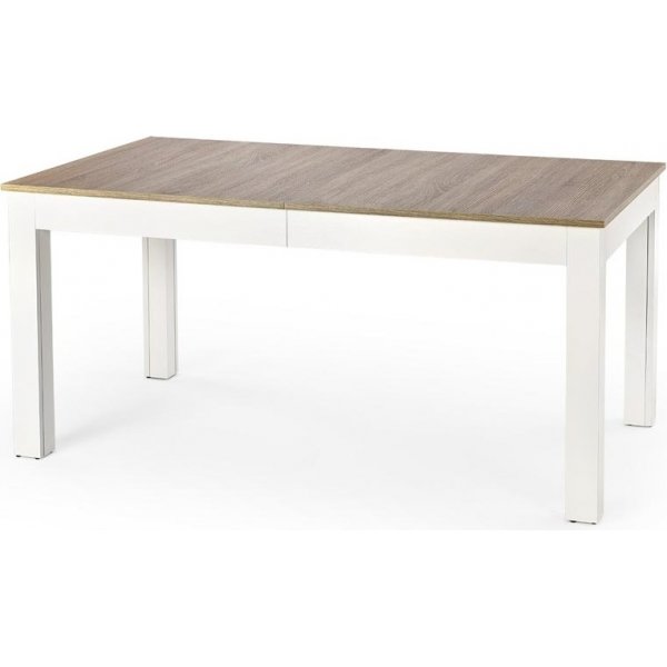 Brviken ruokapyt 160-300 cm - Valkoinen / tammi