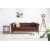Heritage 3-istuttava sohva - Ruskea vintage