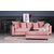 Brandy Lounge - Kolmen ja puolen istuttava sohva (dusty pink)