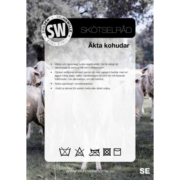 Clara lehmnnahka musta/valkoinen