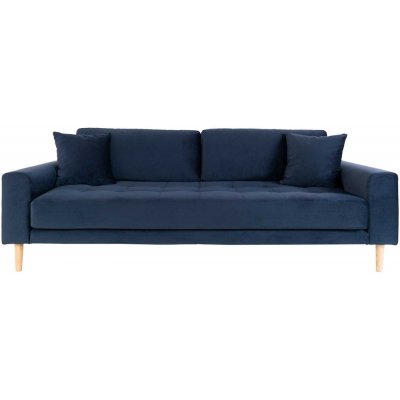 Lido 3-istuttava sohva - Tummansinistä samettia