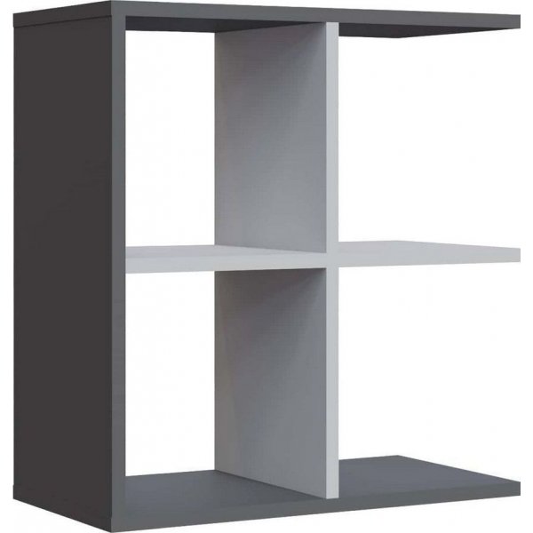 Hamlet-sivup�yt� 59,6 x 29,6 cm - Antrasiitti/valkoinen