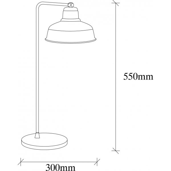 Bergen pöytävalaisin - musta Bergen pöytävalaisin - musta