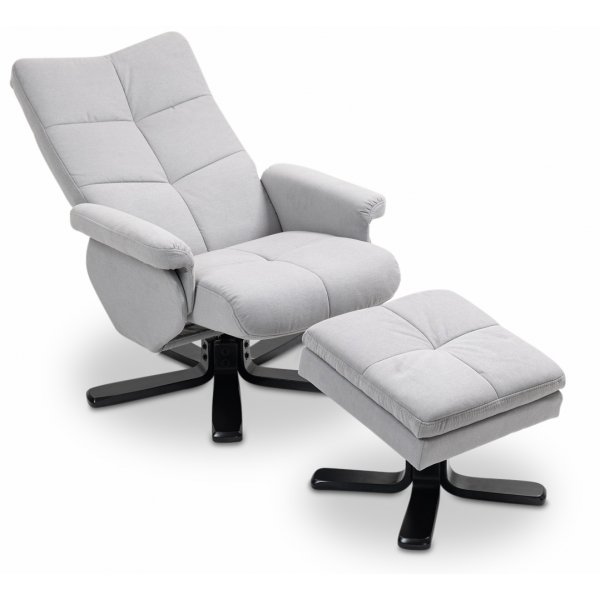 Säädettävä nojatuoli jalkarahilla + Huonekalujen jalat Säädettävä nojatuoli jalkarahilla + Huonekalujen jalat