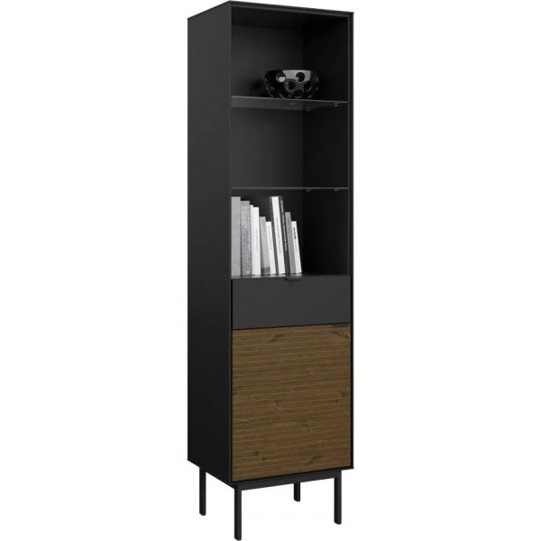 Soma-vitriinikaappi - Musta/espresso Soma-vitriinikaappi - Musta/espresso