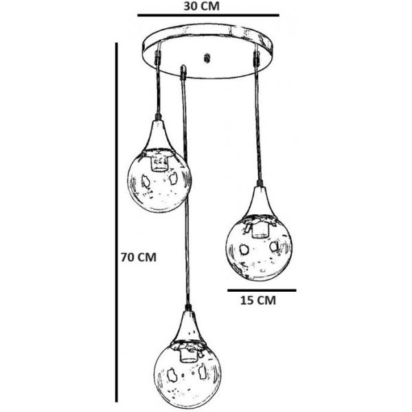 Afra kattovalaisin - Valkoinen/kulta Afra kattovalaisin - Valkoinen/kulta
