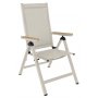 Ruokailuryhm 6-paikkaisella tuolilla ja pydll 205 x 90 cm beige/tammi - Las Vegas/Svea
